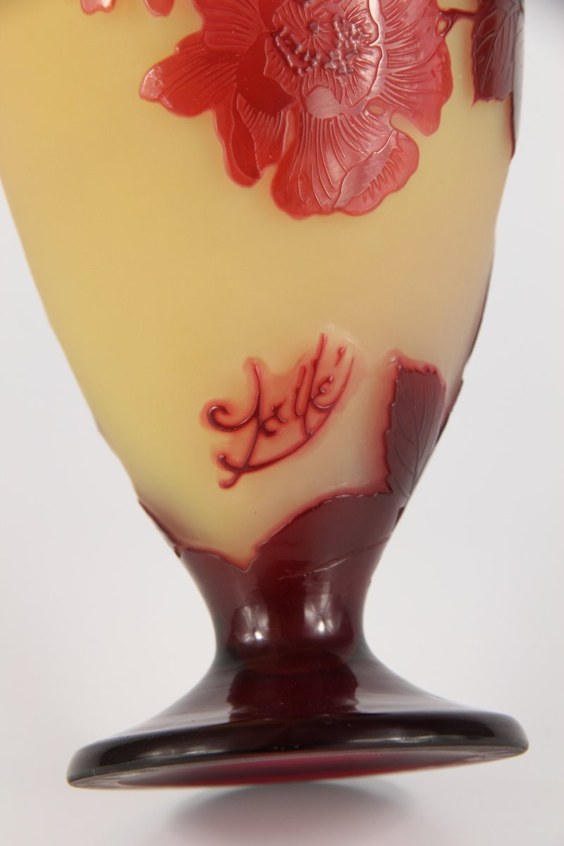 Vase Gallé (Roses)-photo-3
