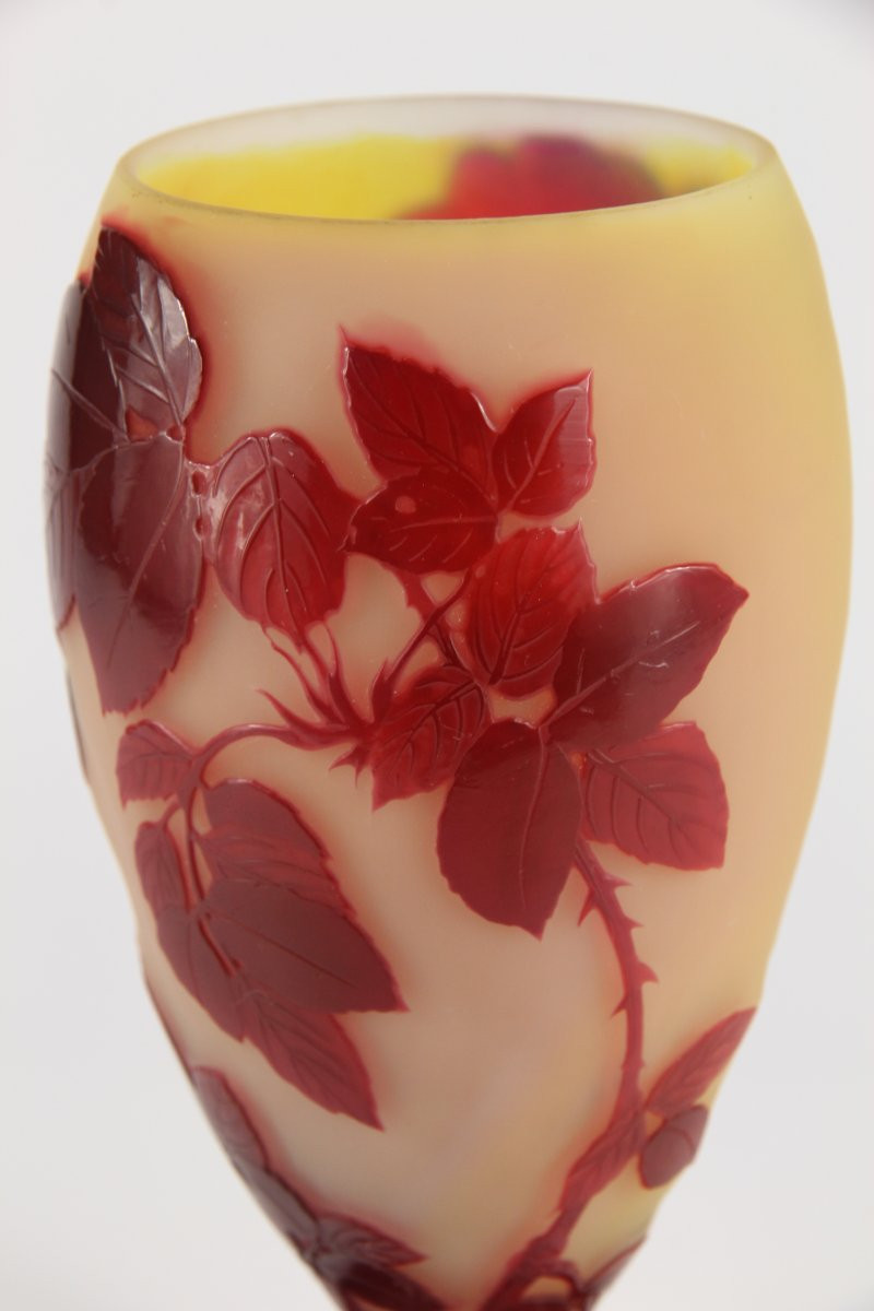 Vase Gallé (Roses)-photo-5