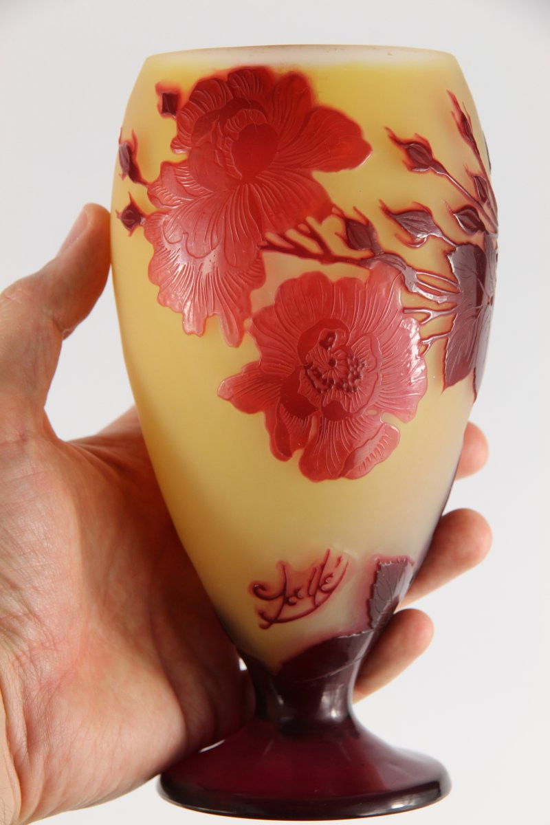 Vase Gallé (Roses)-photo-8
