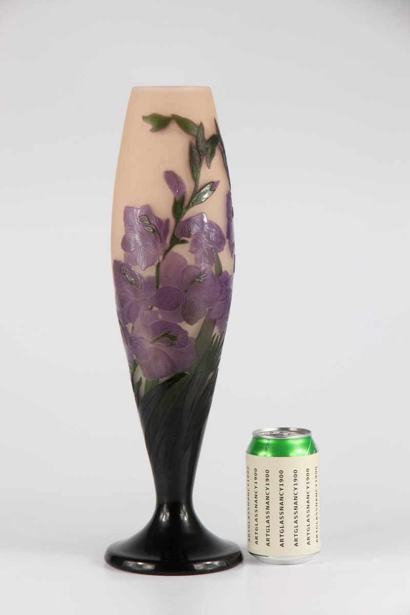 Vase Gallé (Glaïeuls)-photo-2