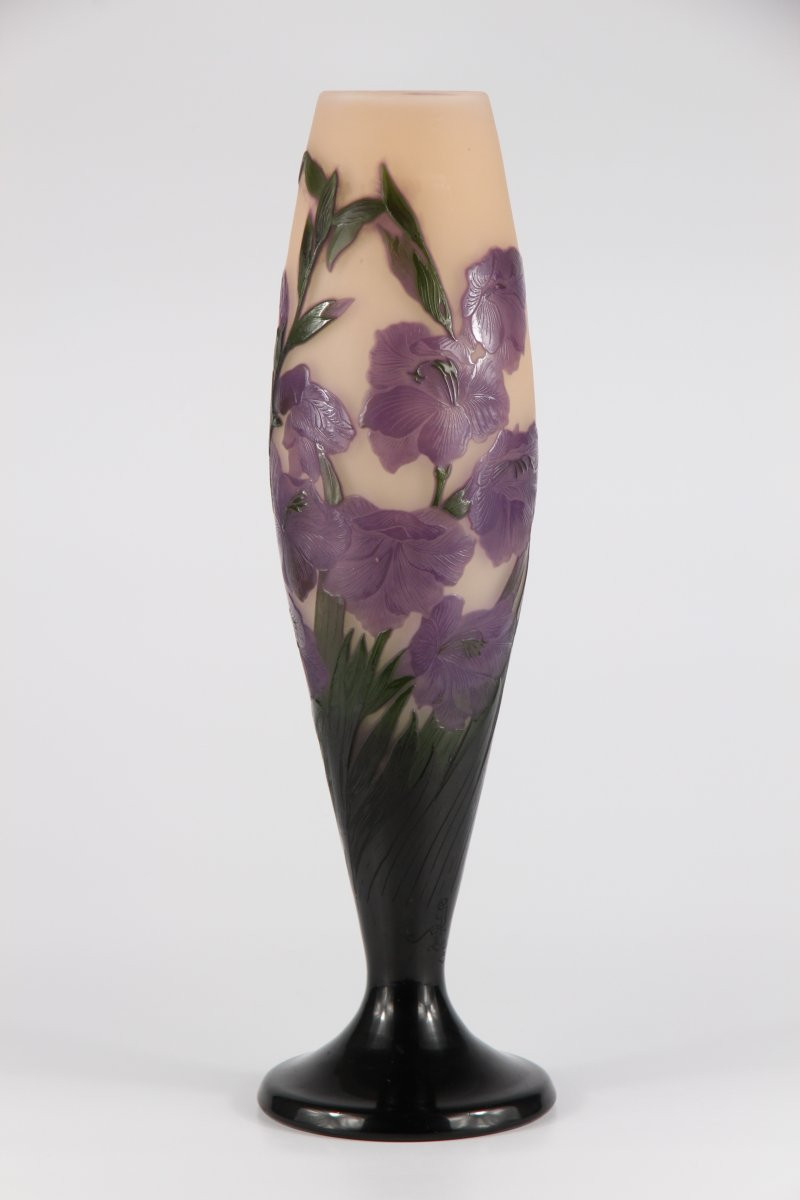 Vase Gallé (Glaïeuls)-photo-1