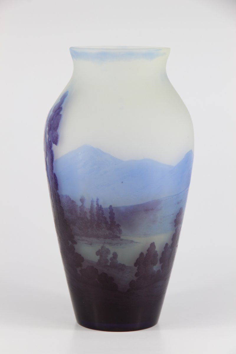 Gallé Vase (alpine Landscape)-photo-1