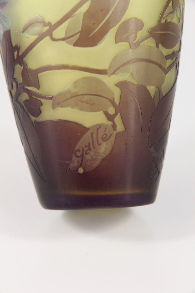 Gallé Vase (periwinkles)-photo-3