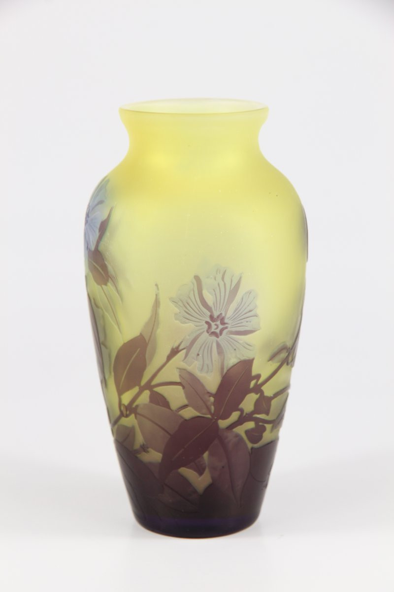Gallé Vase (periwinkles)-photo-1
