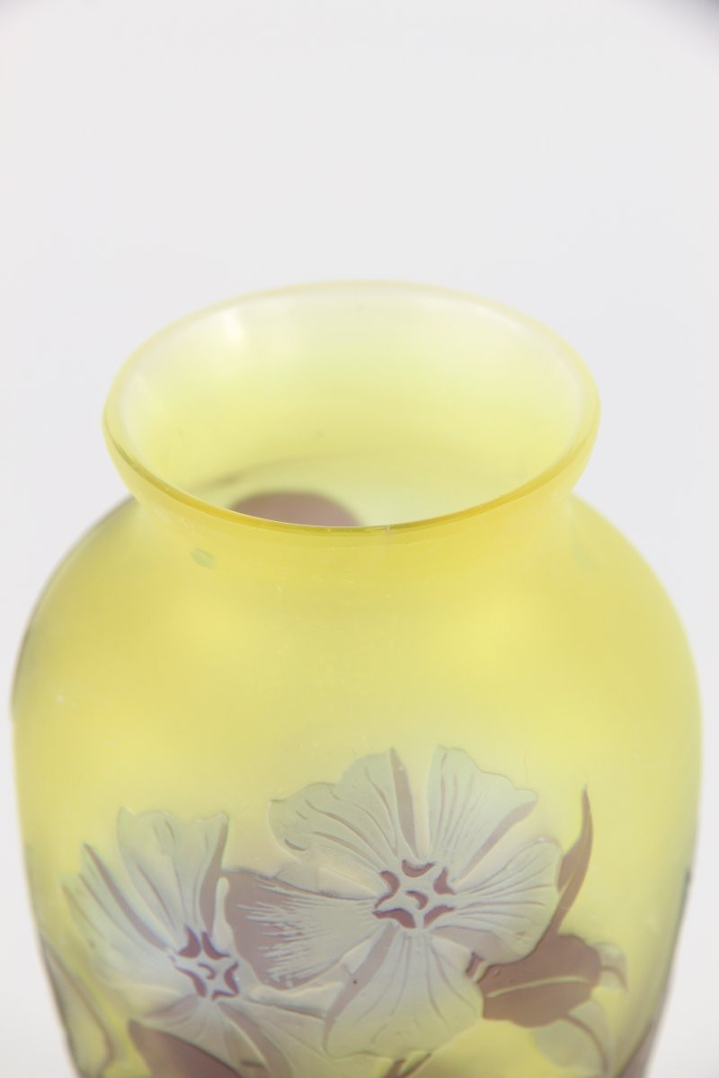 Gallé Vase (periwinkles)-photo-4