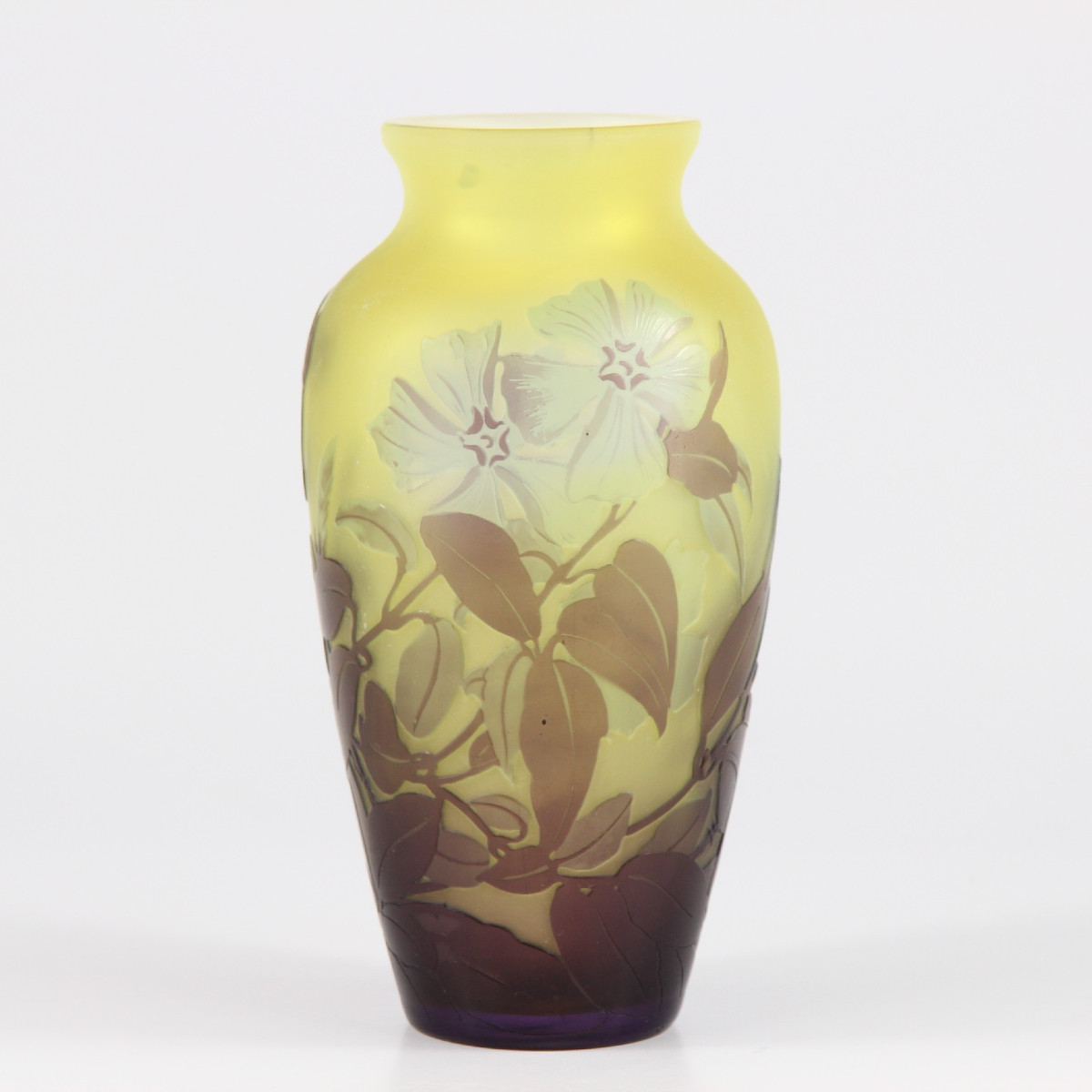 Gallé Vase (periwinkles)