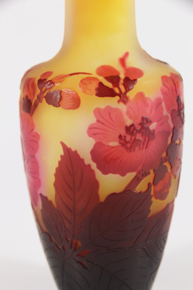 Gallé Vase (apple Blossoms)-photo-5