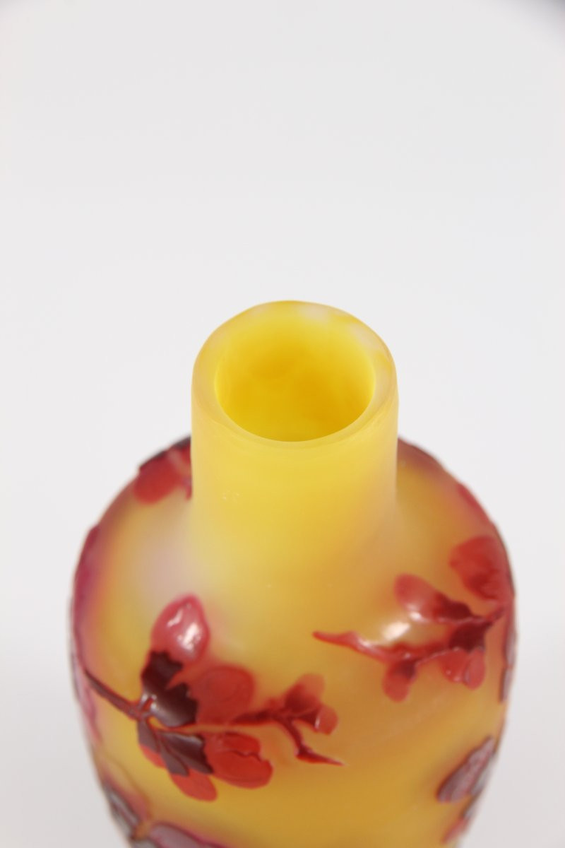 Gallé Vase (apple Blossoms)-photo-6