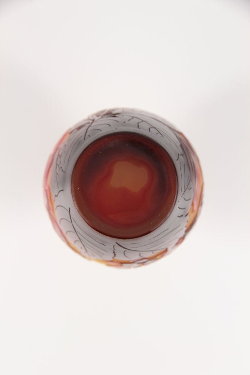 Gallé Vase (apple Blossoms)-photo-7