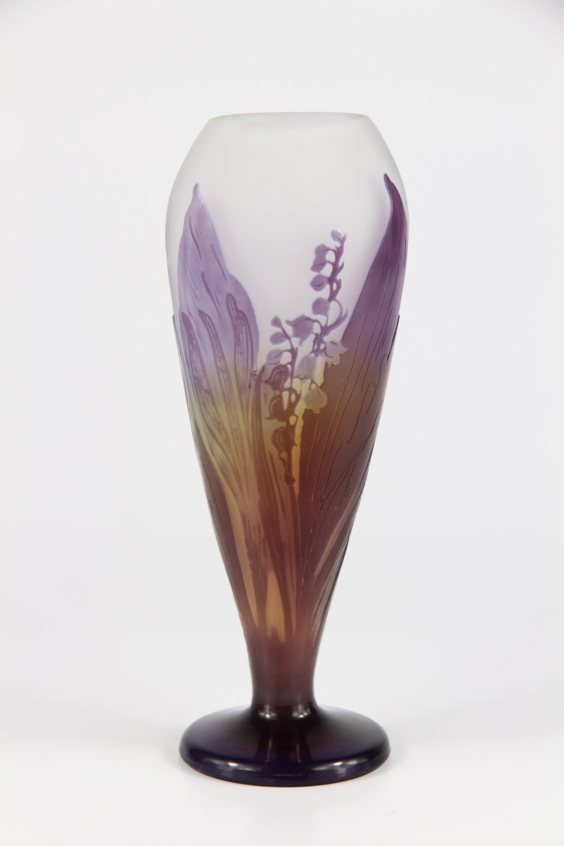 Vase Gallé (muguets)-photo-2
