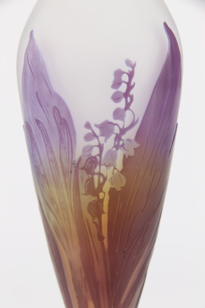 Vase Gallé (muguets)-photo-5