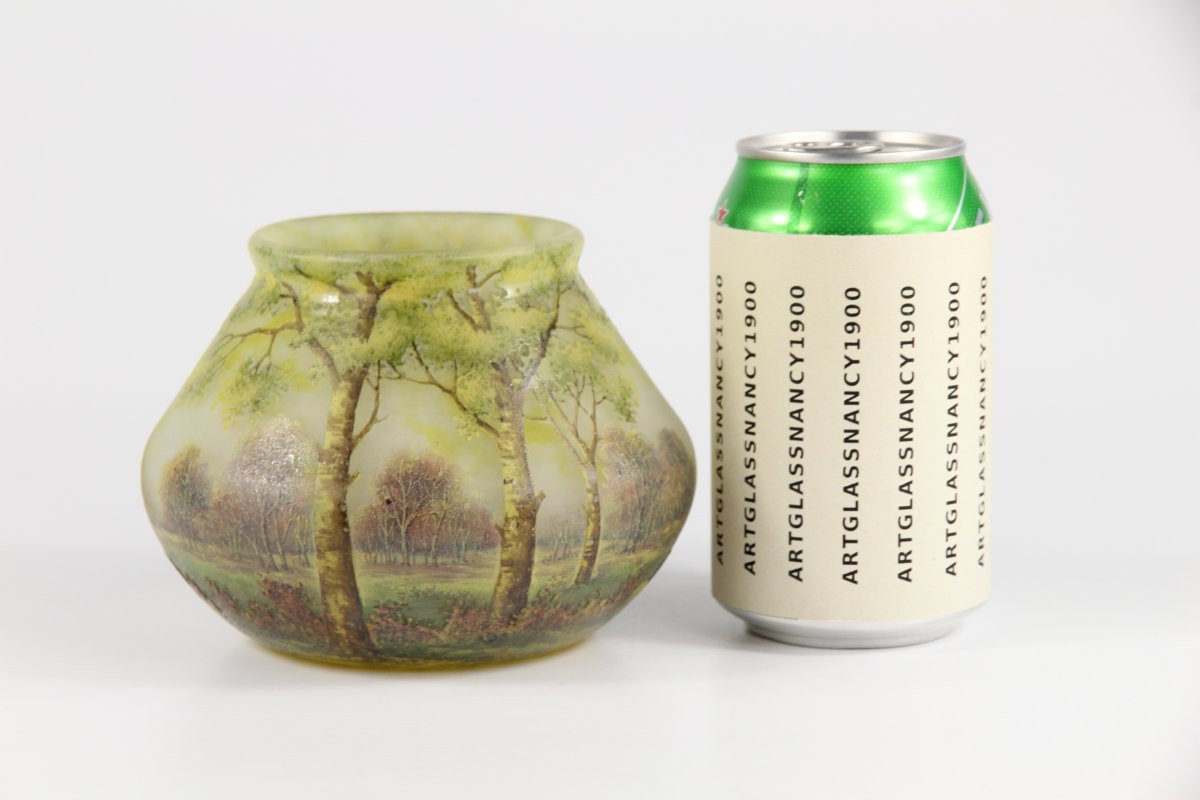 Daum  Nancy Vase (lorraine Landscape)-photo-2