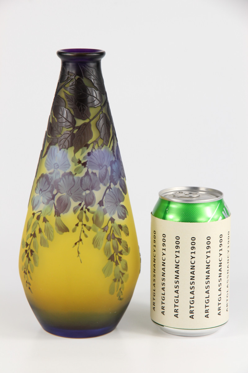 Vase Gallé (glycines)-photo-2