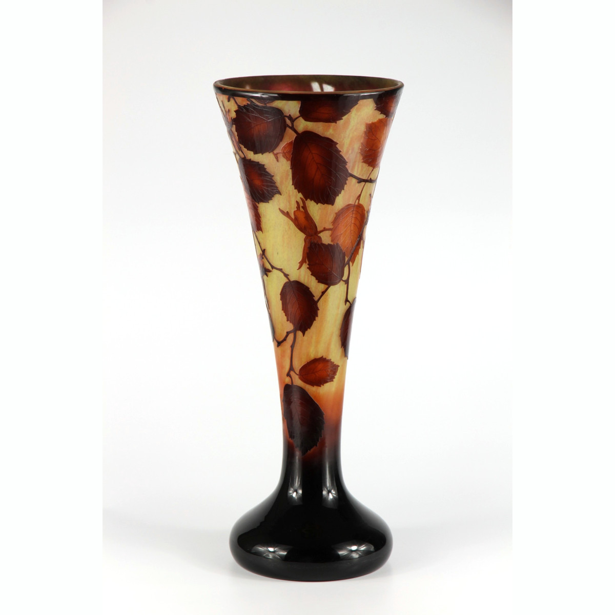 Daum Nancy Vase (hazelnut)