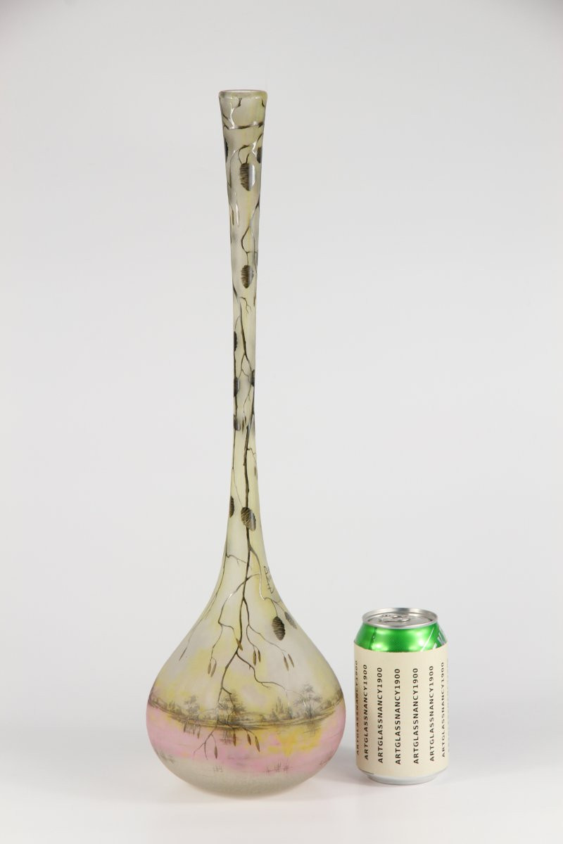 Vase Daum Nancy (Aulne)-photo-2