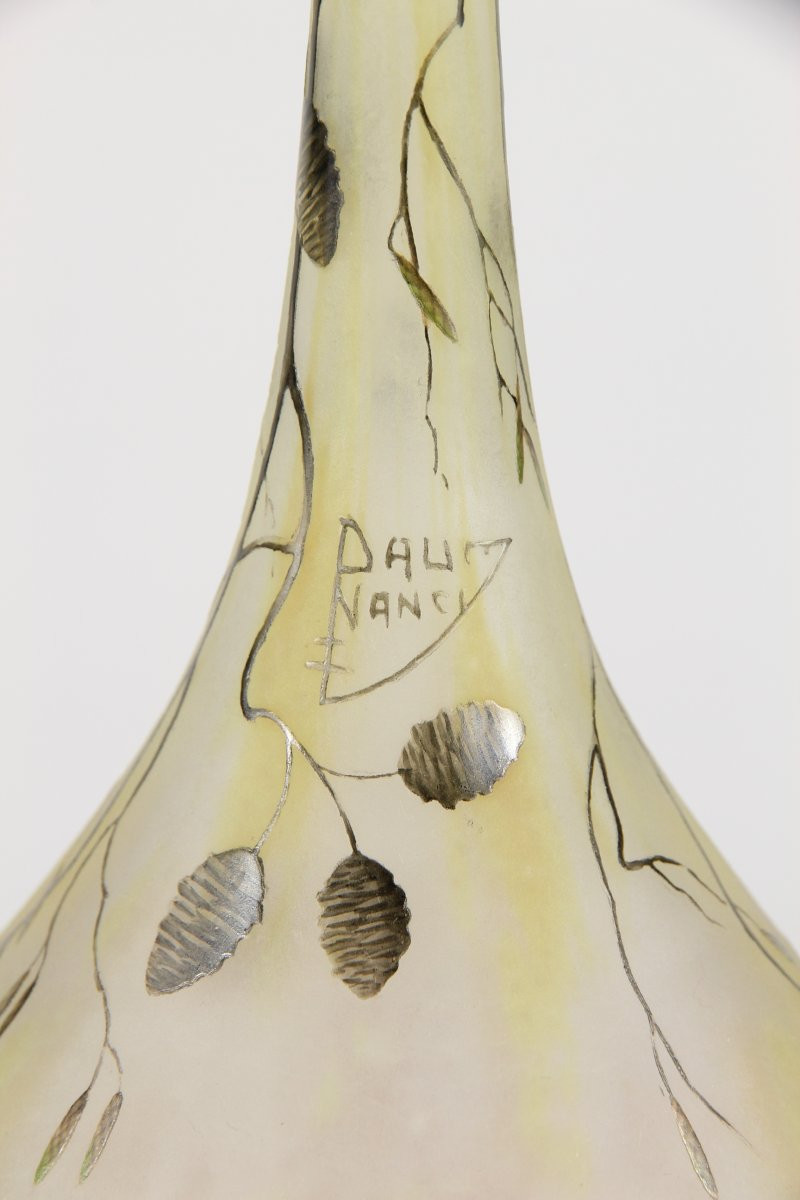 Vase Daum Nancy (Aulne)-photo-3