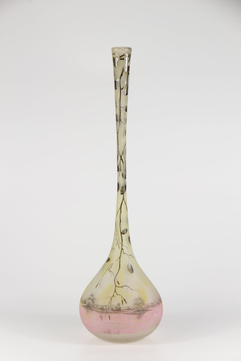 Vase Daum Nancy (Aulne)-photo-2