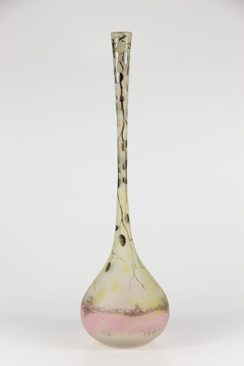 Vase Daum Nancy (Aulne)-photo-3