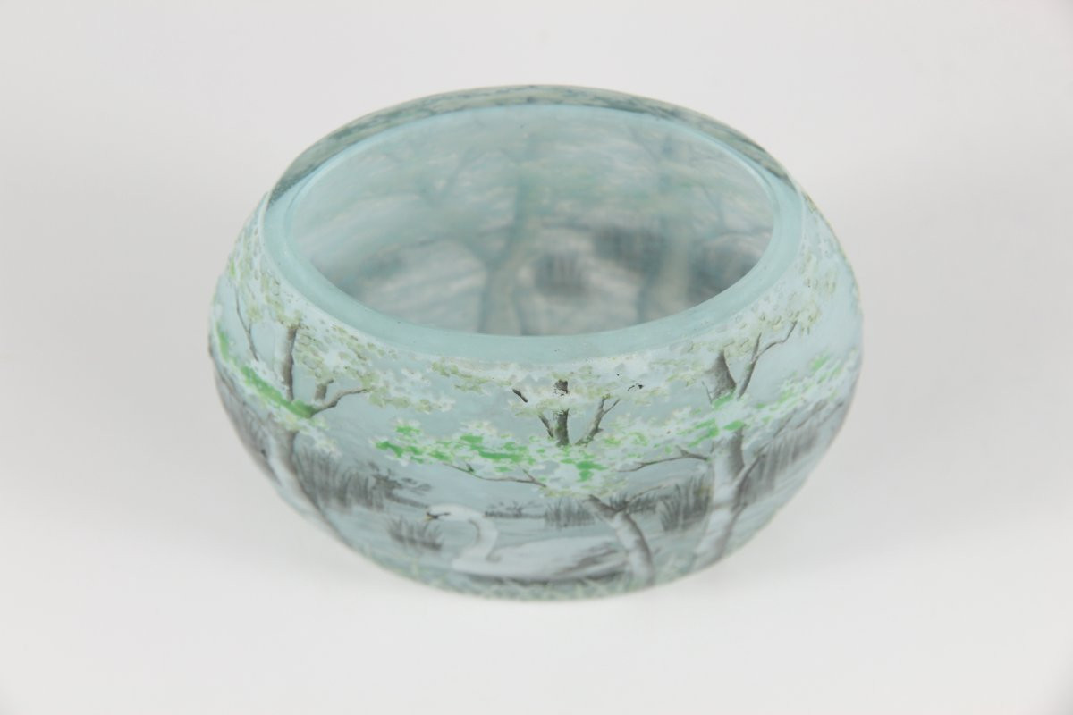 Vase Daum Nancy (Cygne)-photo-7