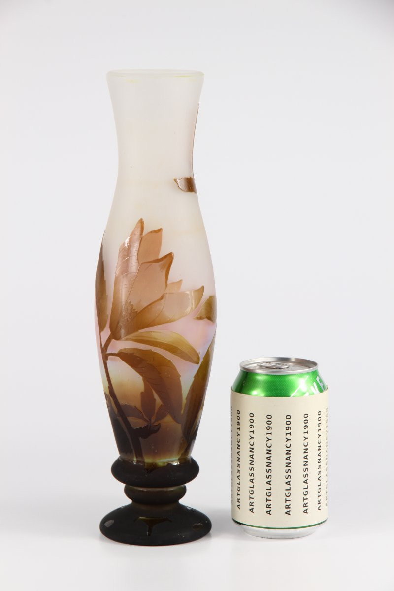 Vase Daum Nancy (Magnolia)-photo-2