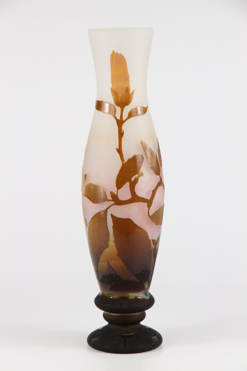 Vase Daum Nancy (Magnolia)-photo-1
