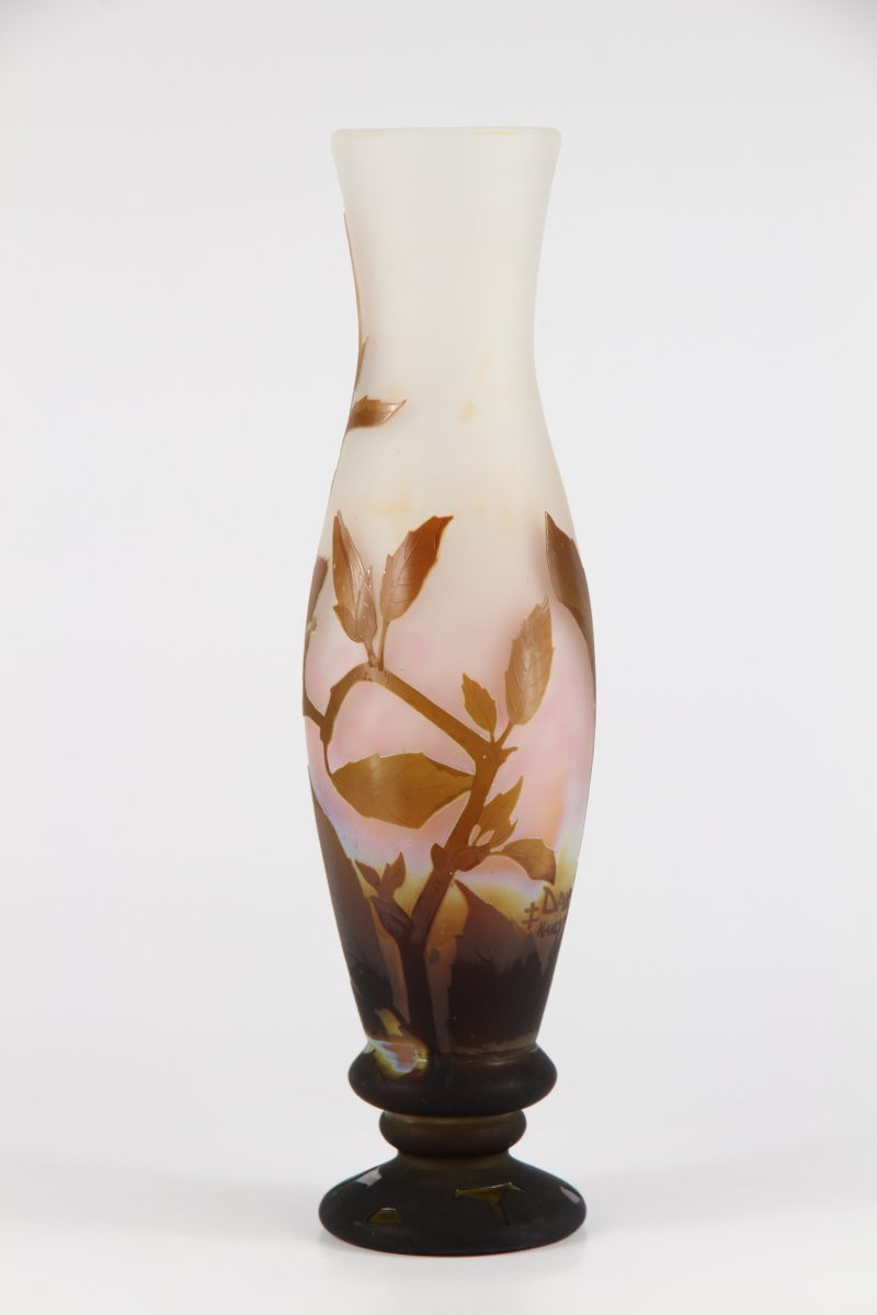 Vase Daum Nancy (Magnolia)-photo-2