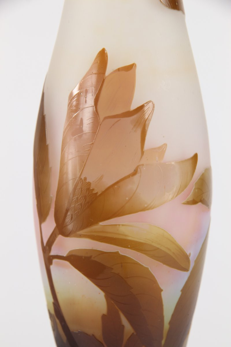 Vase Daum Nancy (Magnolia)-photo-7