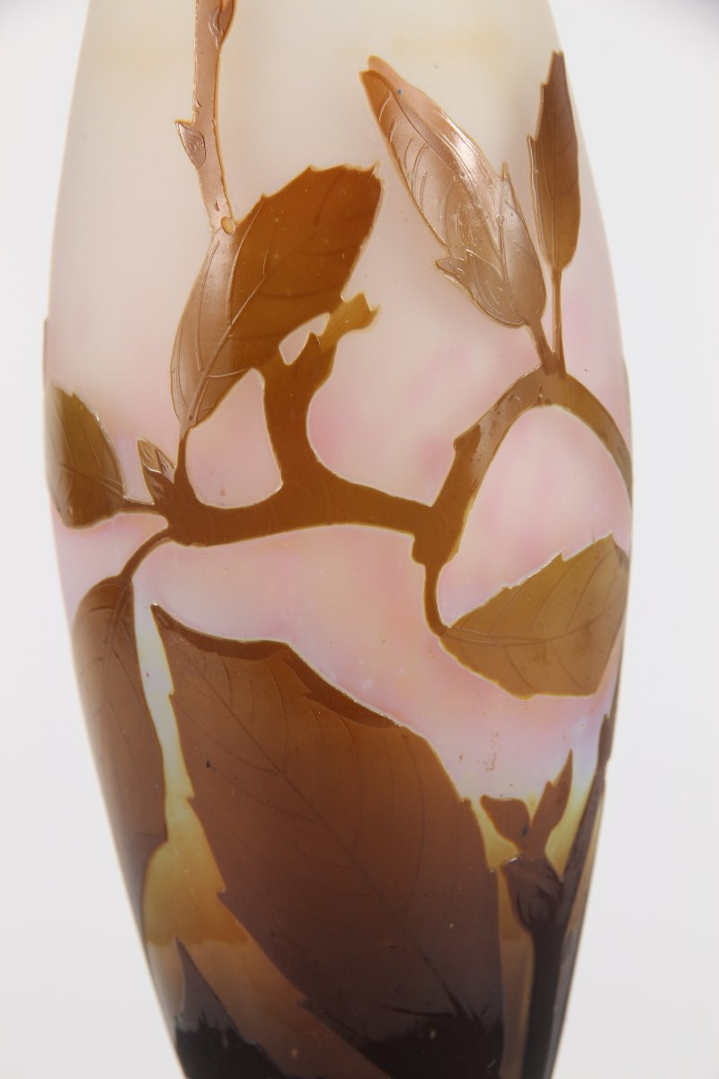 Vase Daum Nancy (Magnolia)-photo-8