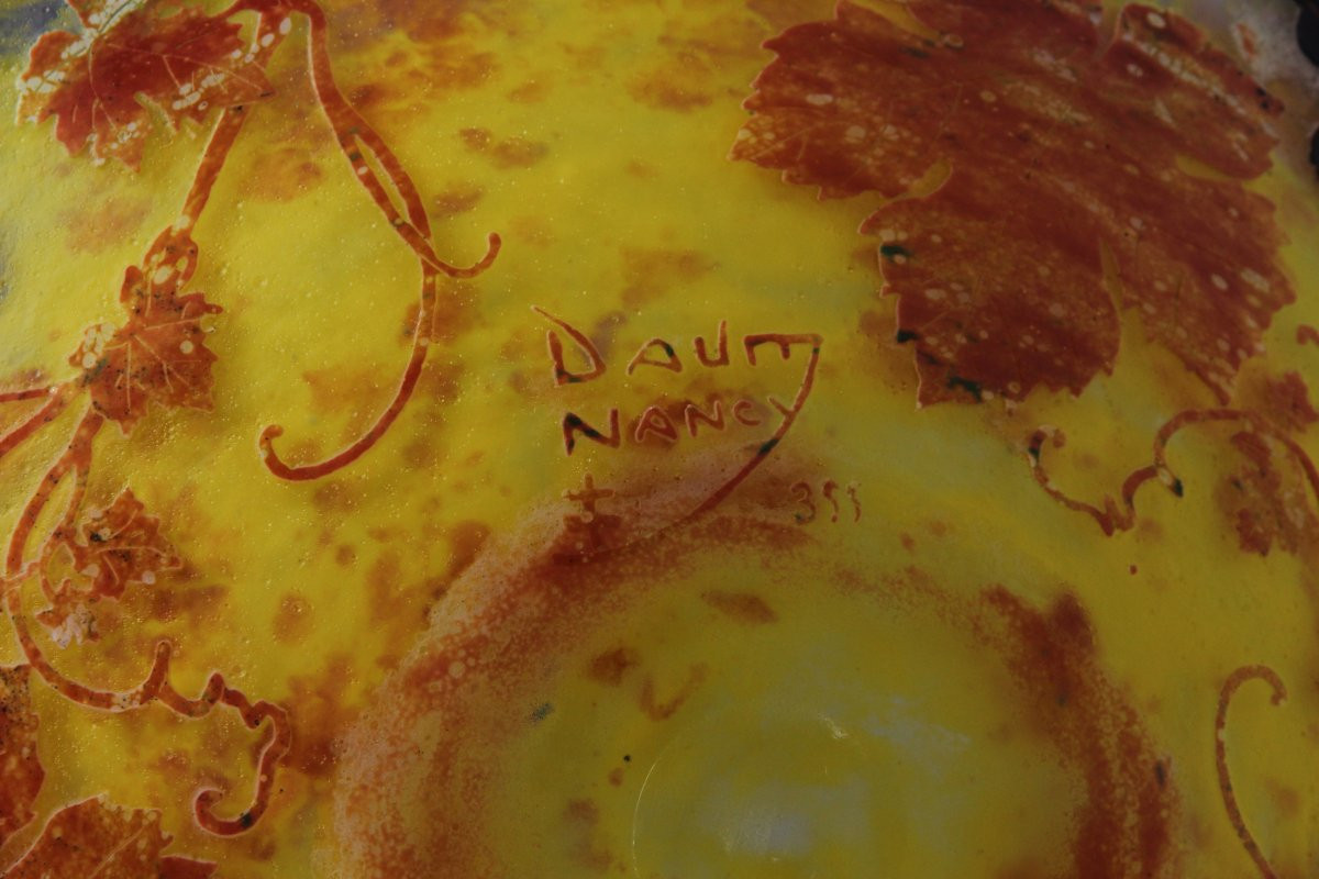 Plafonnier Daum Nancy (Vigne)-photo-3