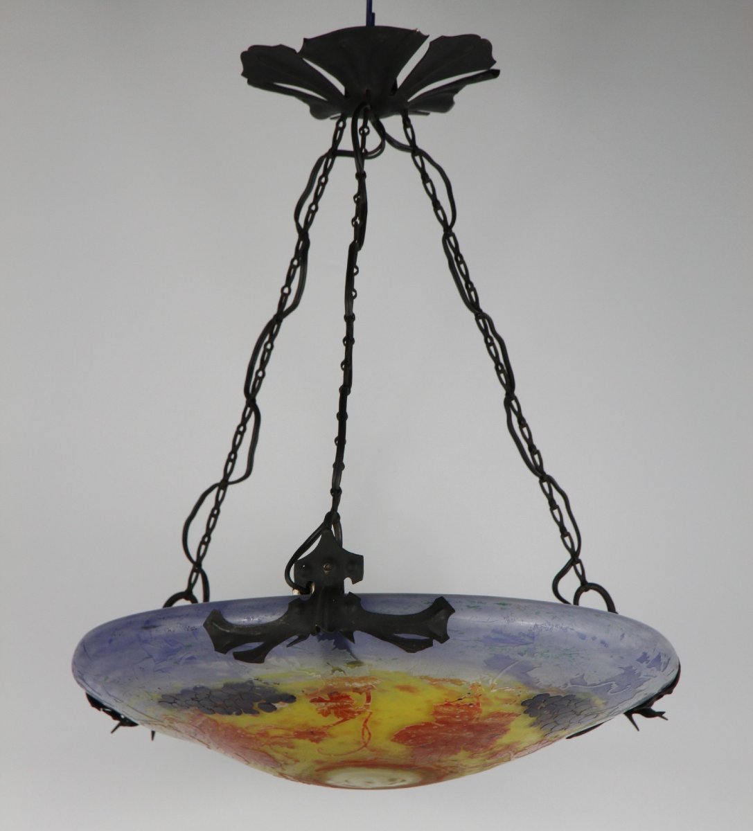 Plafonnier Daum Nancy (Vigne)-photo-4