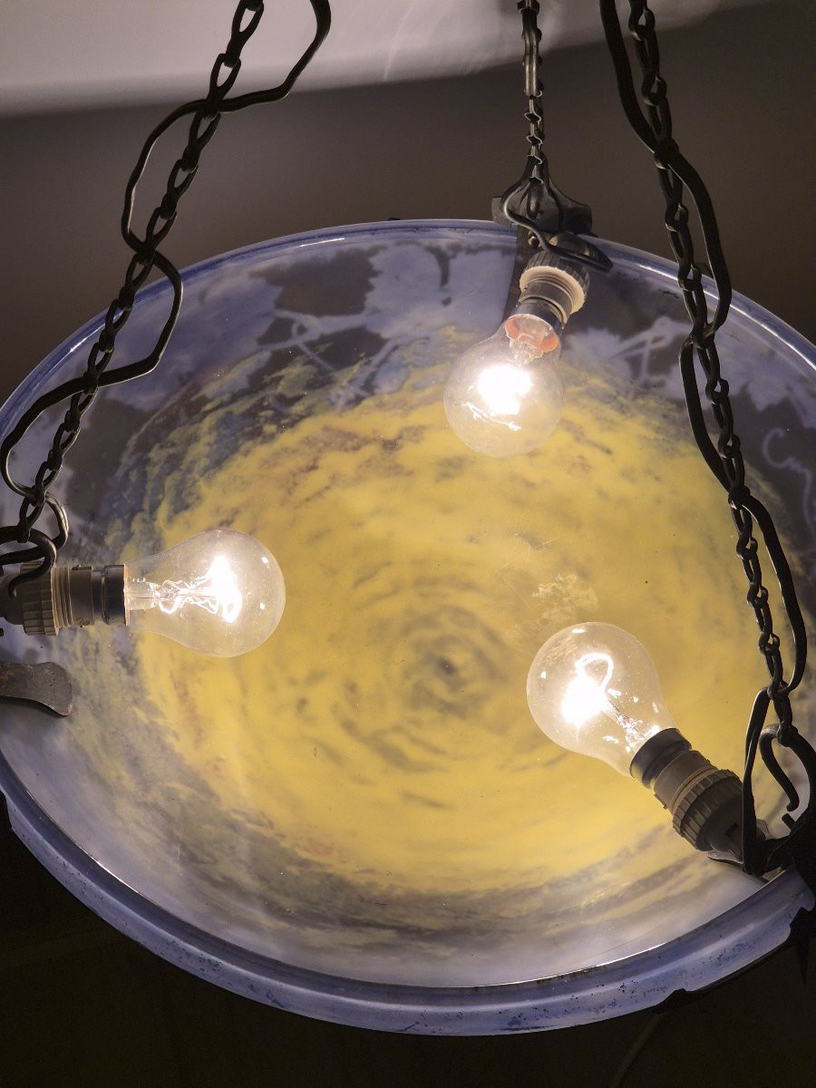 Plafonnier Daum Nancy (Vigne)-photo-3