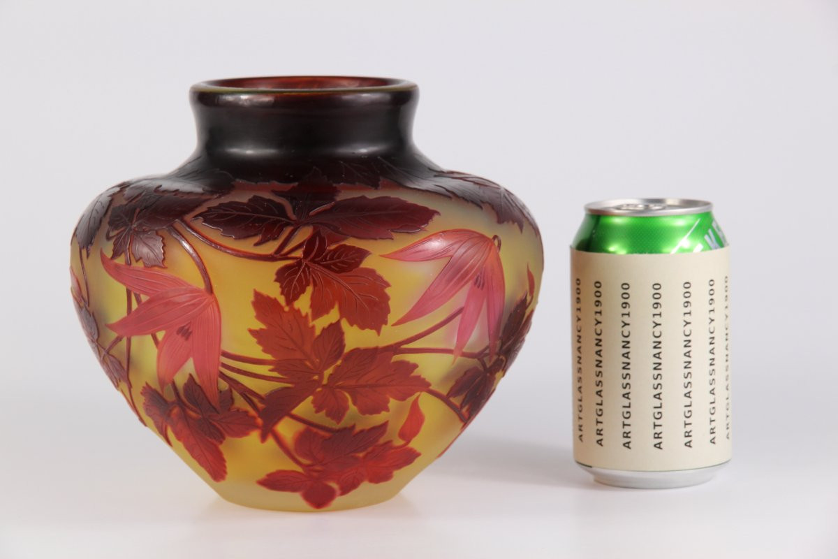 Vase Gallé (Clématites Tage Lundell)-photo-2