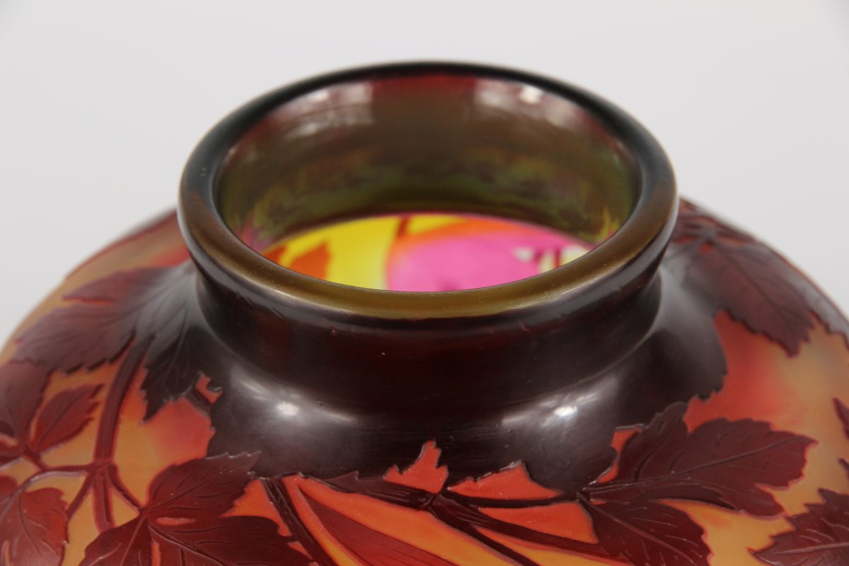 Vase Gallé (Clématites Tage Lundell)-photo-6