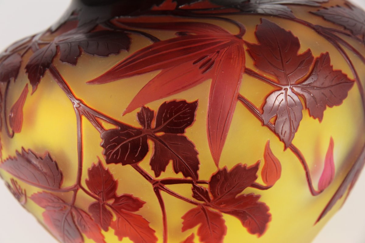 Vase Gallé (Clématites Tage Lundell)-photo-8