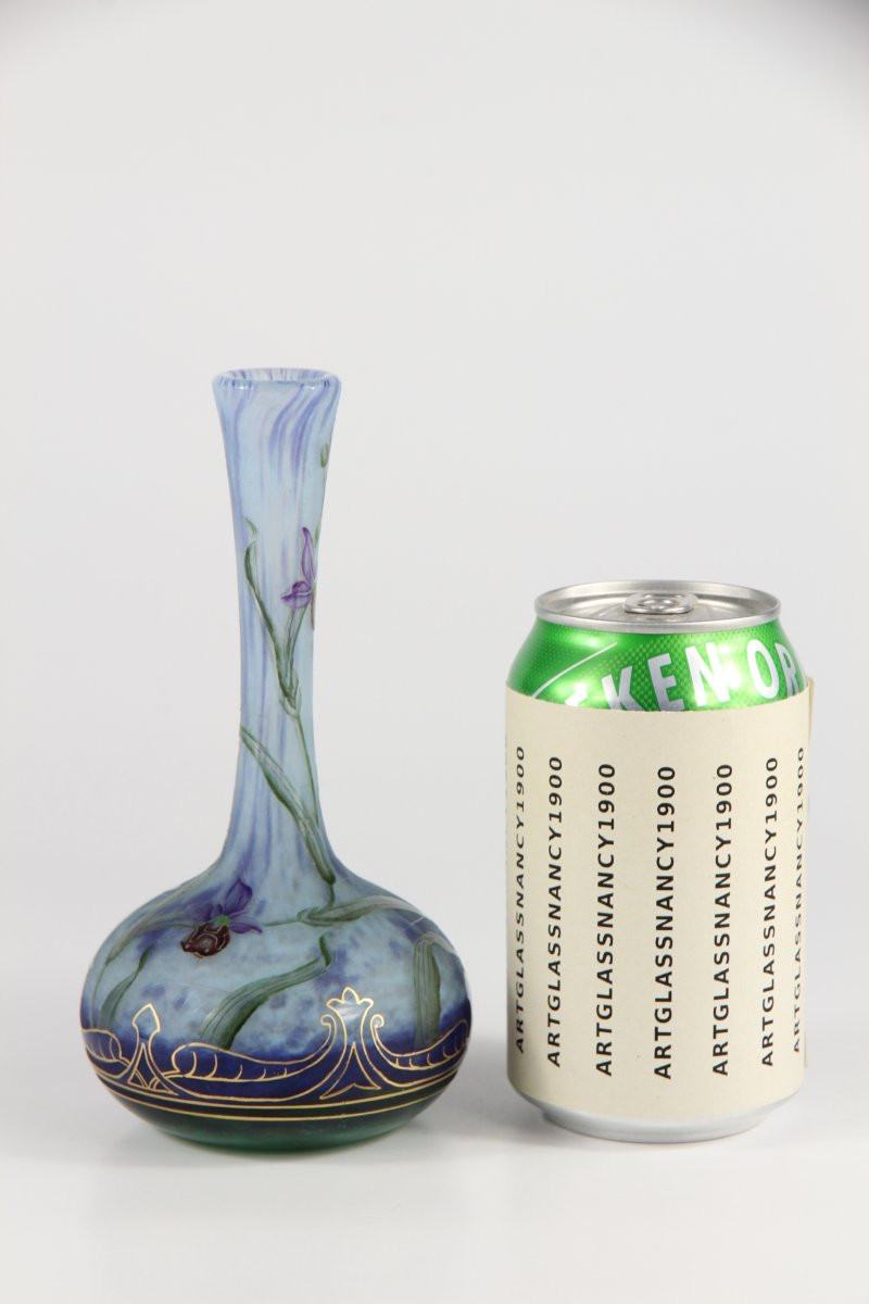 Daum Nancy Vase (ophrys And Spider Webs)-photo-2