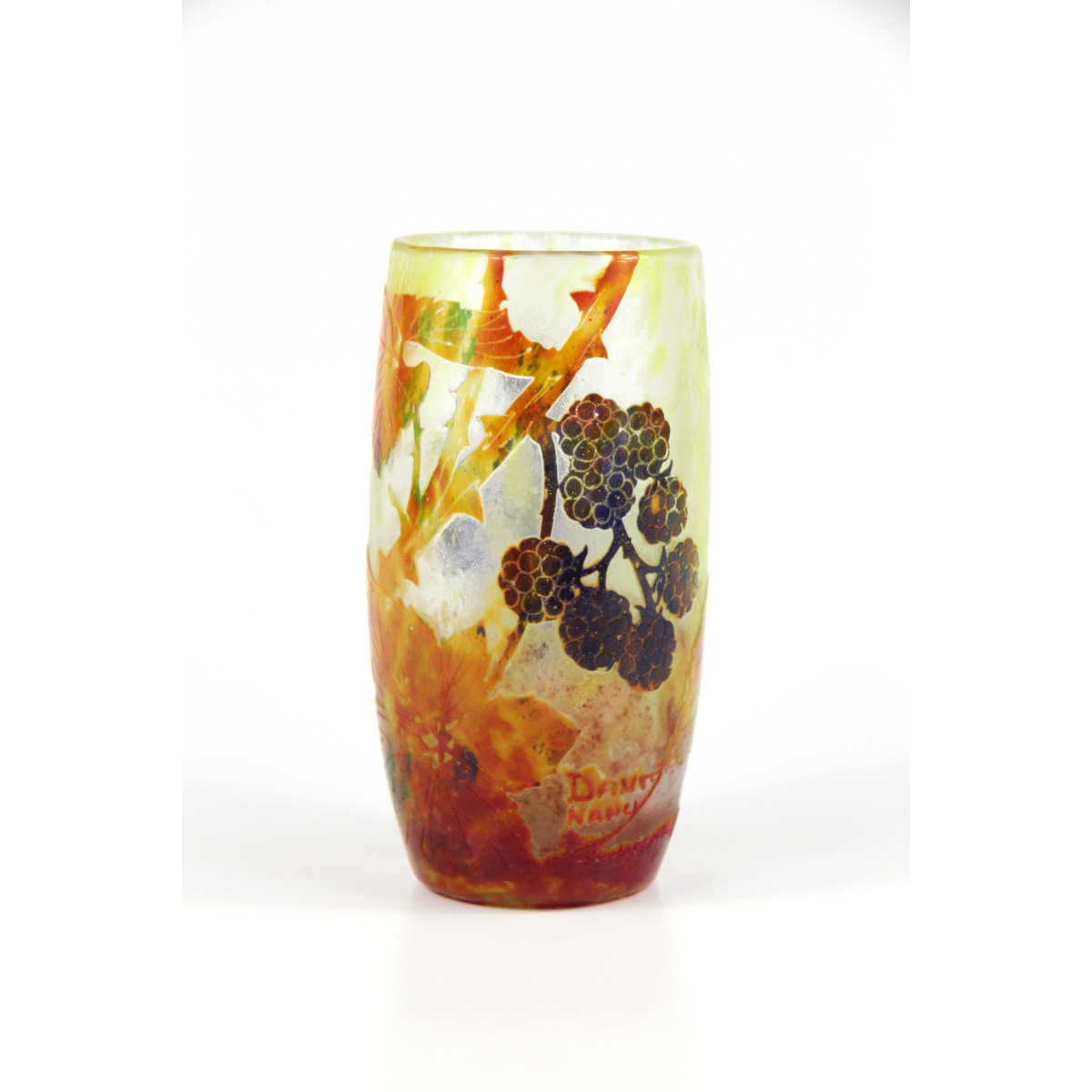 Daum Nancy Vase (blackberries)