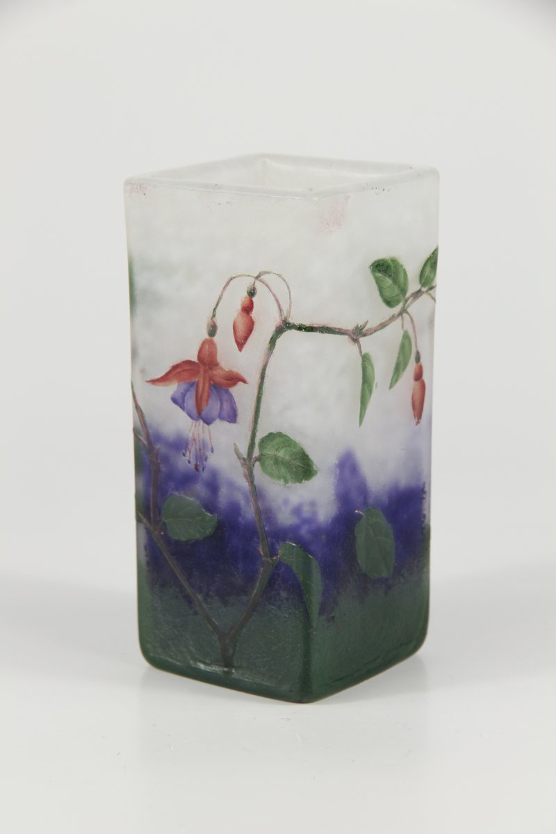 Vase Daum Nancy (Fuchsia)-photo-2