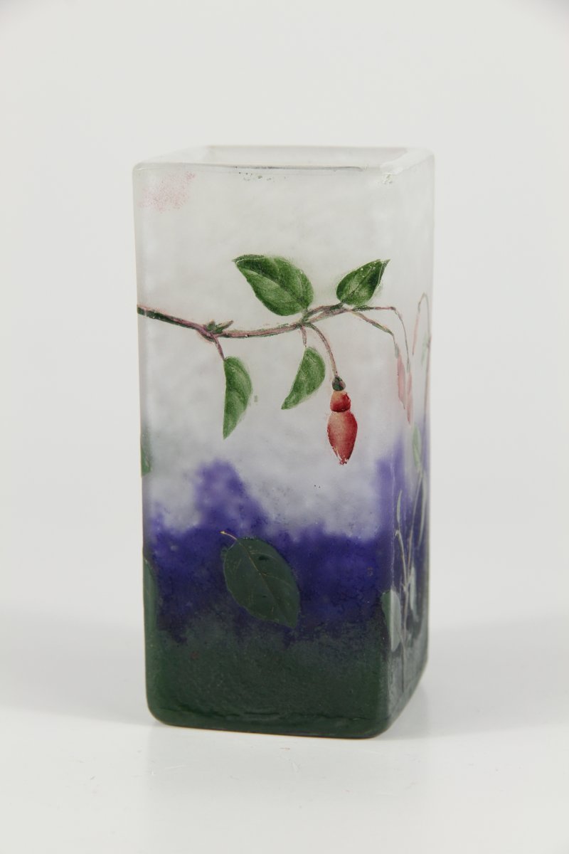 Vase Daum Nancy (Fuchsia)-photo-3