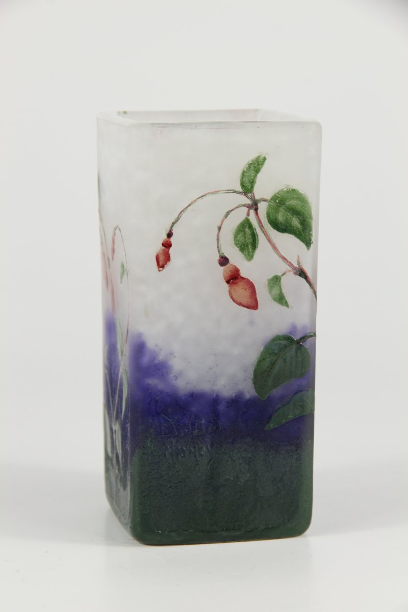 Vase Daum Nancy (Fuchsia)-photo-5