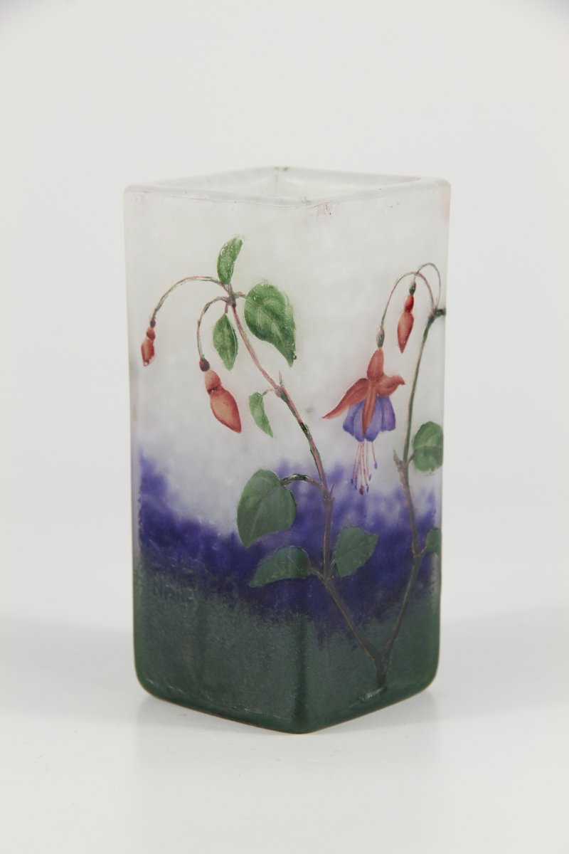 Vase Daum Nancy (Fuchsia)-photo-6