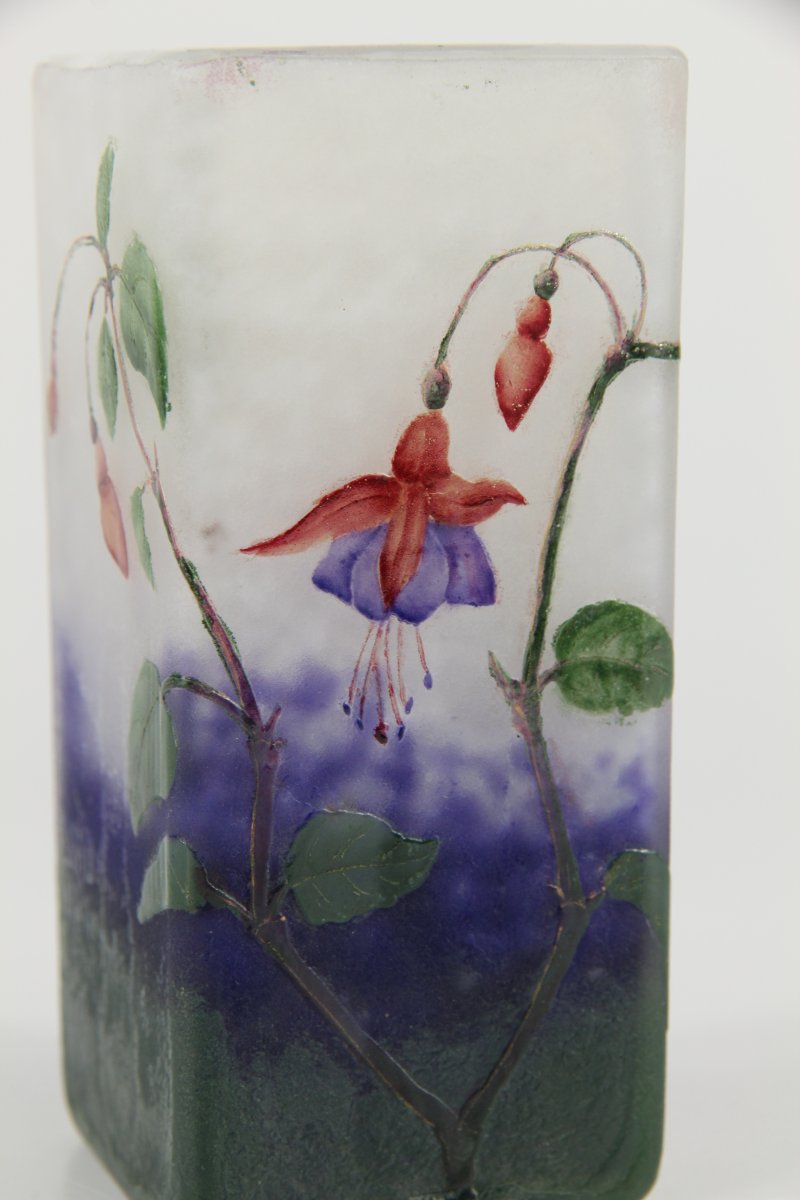 Vase Daum Nancy (Fuchsia)-photo-7