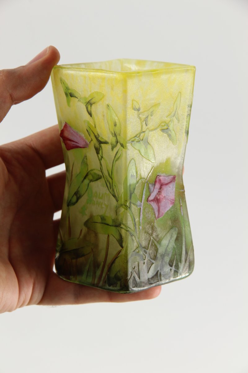Daum Nancy Vase (morning Glory)-photo-8