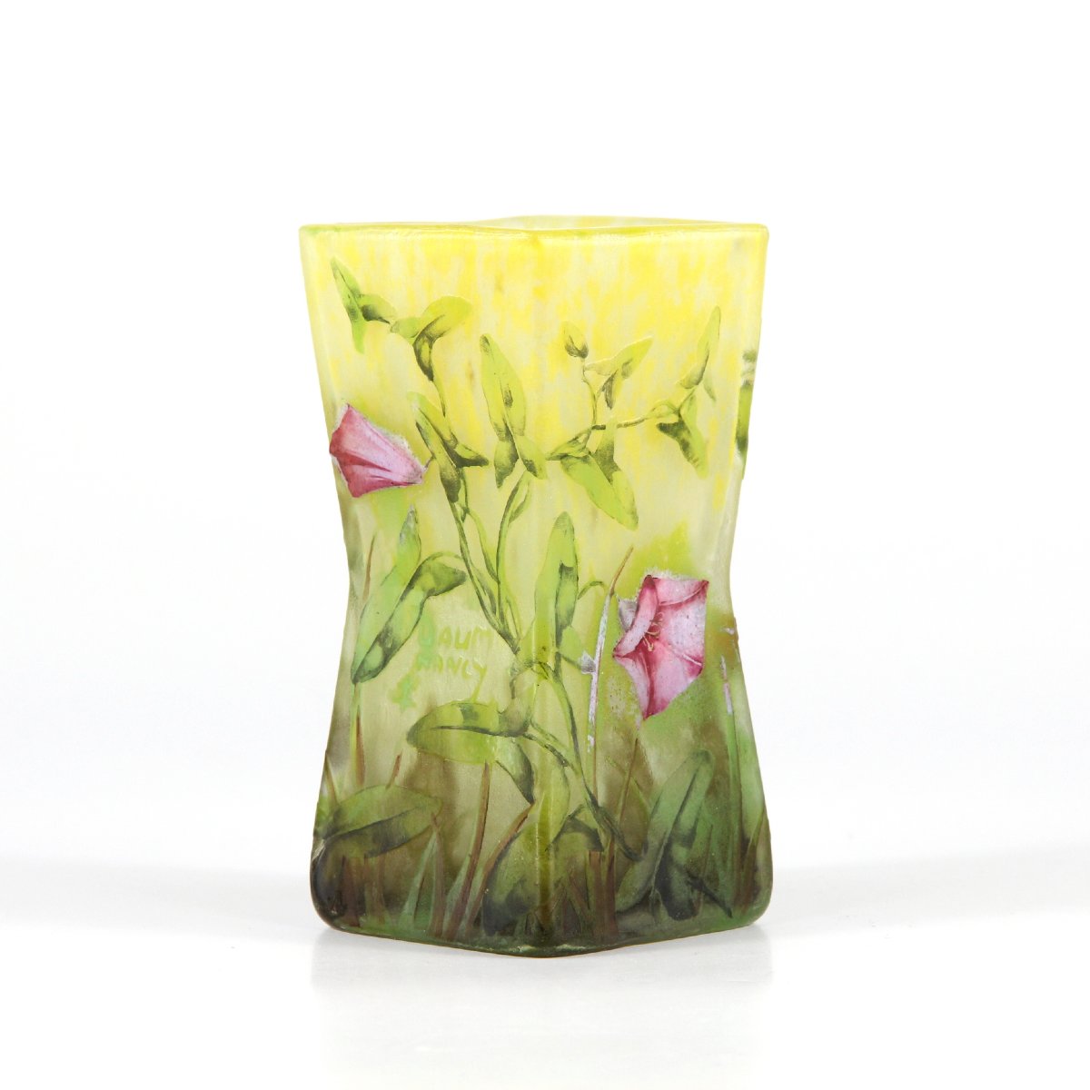 Daum Nancy Vase (morning Glory)