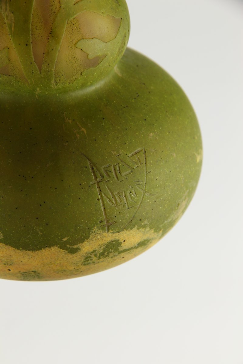 Vase Daum Nancy (Pavots)-photo-3