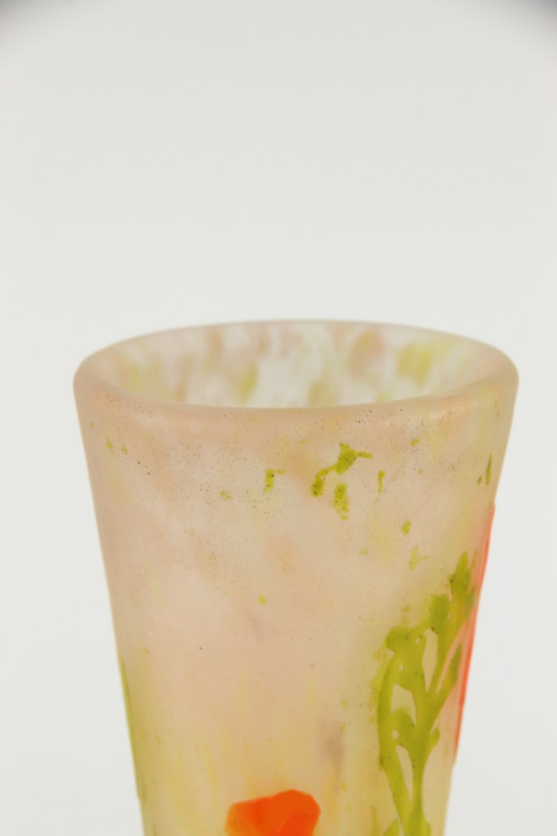 Vase Daum Nancy (Pavots)-photo-6