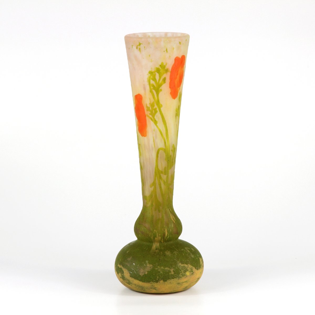 Vase Daum Nancy (Pavots)