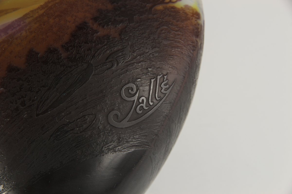 Vase Gallé (La ligne bleue des Vosges)-photo-3
