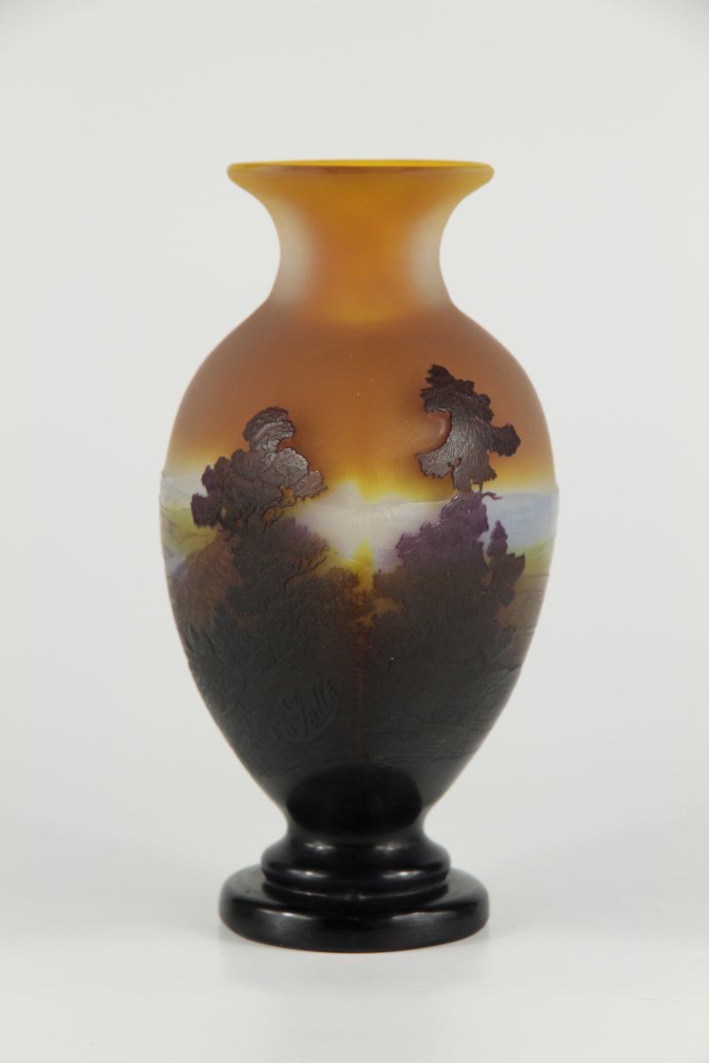 Vase Gallé (La ligne bleue des Vosges)-photo-4
