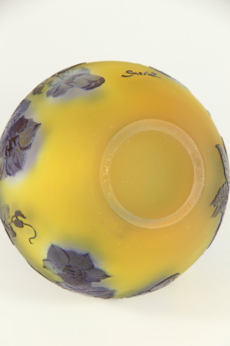 Gallé Vase (cobaea)-photo-4