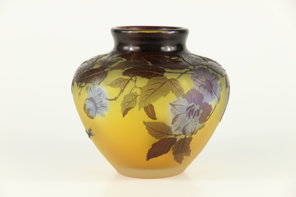 Gallé Vase (cobaea)-photo-4